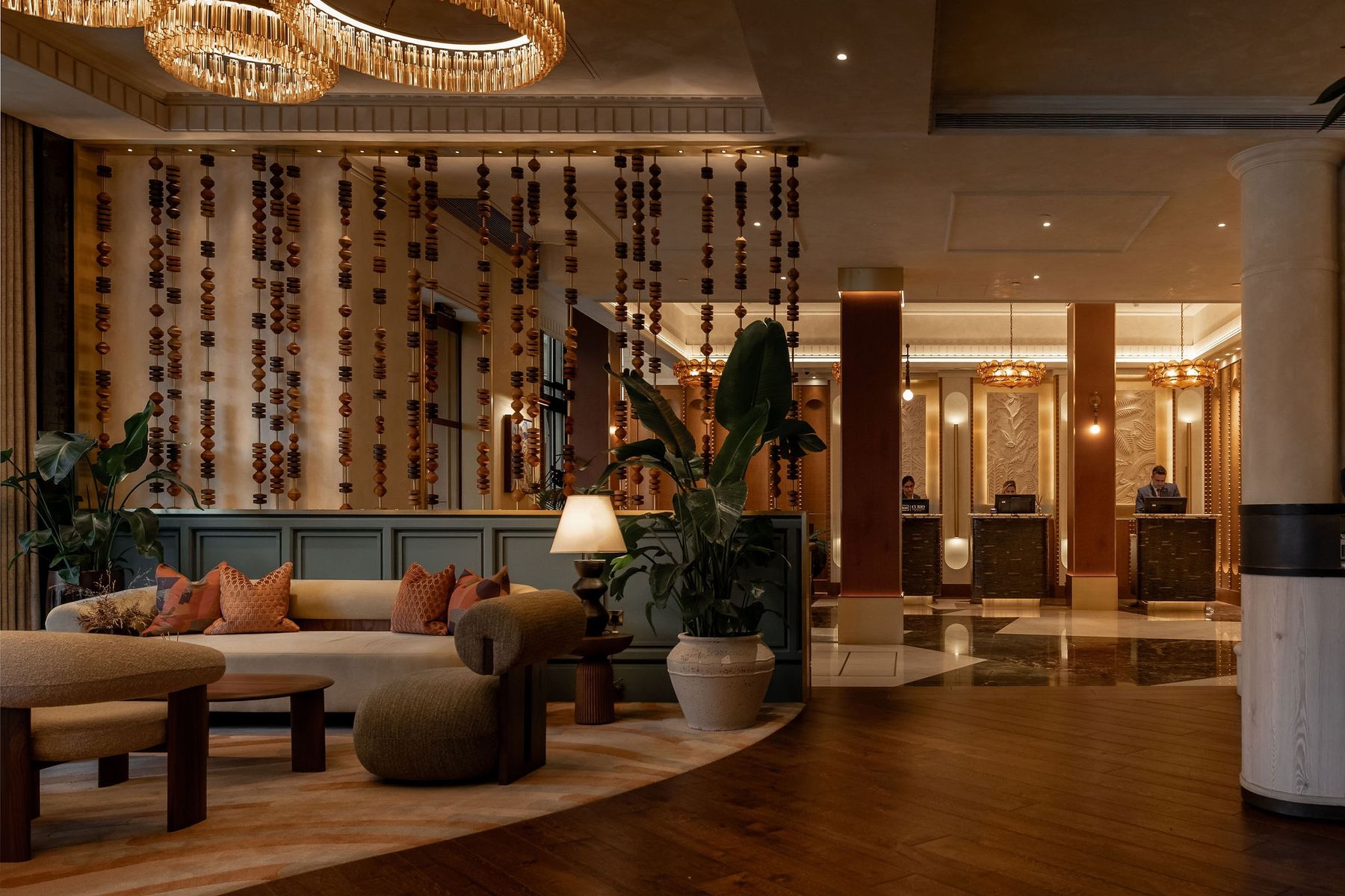 Hotel lobby and reception