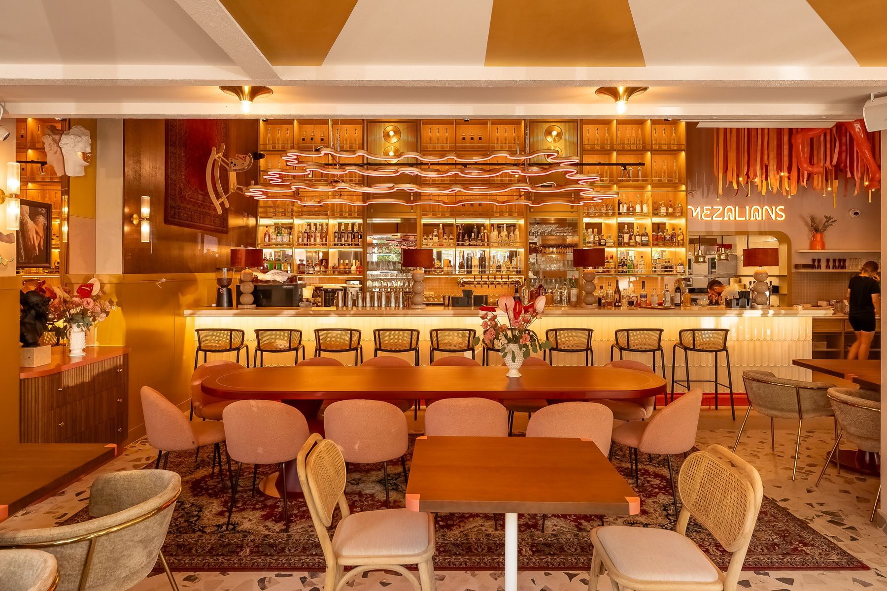 Hotel restaurant and bar